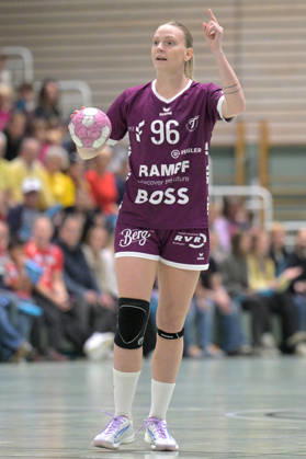 Charlotte Cholevova, TusSies Metzingen, 96 on the Ball: TusSies Metzingen vs. SCM Ramnicu Valcea, Handball, EHF, Europa League Qualification Second Leg, 2026–2027 Season, October 10, 2026, TusSies Metzingen vs. SCM Ramnicu Valcea, Handball, EHF, Europa League Qualification Second Leg, 2026–2027 Season, October 10, 2026, Metzingen Copyright: xEibner-Pressefotox EP_TBR