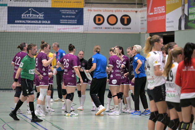 Time Out TusSies: TusSies Metzingen vs. SCM Ramnicu Valcea, Handball, EHF, Europa League Qualification Second Leg, 2026–2027 Season, October 10, 2026, TusSies Metzingen vs. SCM Ramnicu Valcea, Handball, EHF, Europa League Qualification Second Leg, 2026–2027 Season, October 10, 2026, Metzingen Copyright: xEibner-Pressefotox EP_TBR