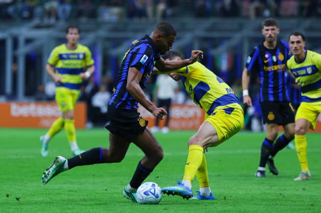 SOCCER - Serie A - Inter - FC Internazionale vs. Parma Calcio Photo by IPA ABACAPRESS.COM89512905 - Andy Diouf of FC Internazionale in action during a Serie A Enilive 2026 27 soccer match between FC Internazionale and Parma Calcio 1913. Milan Italy  Copyright: xIPAxSport ABACAx