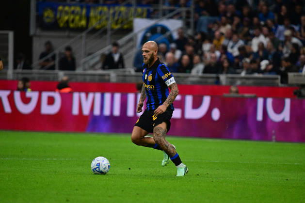 SOCCER - Serie A - Inter - FC Internazionale vs. Parma Calcio Photo by IPA ABACAPRESS.COM89513456 - Federico Dimarco during the Serie A match between FC Internazionale and Parma Calcio at Stadio Giuseppe Meazza in Milan, Italy, on October 10, 2026. Milan Italy  Copyright: xIPAxSport ABACAx