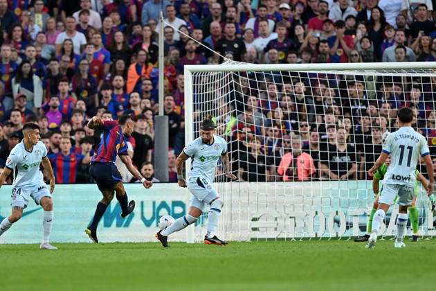 FC Barcelona, Barca v GETAFE CF SPOTIFY CAMP NOU. BARCELONA October 10,2026 FC BARCELONA vs GETAFE CF OCTOBER 10 ,2026 Gabriel Jesus (9) of FC Barcelona scores his team s second goal during the match between FC Barcelona and Getafe CF corresponding to the eighth day of La Liga EA Sports at at Spotify Camp Nou in Barcelona, Spain. Barcelona ESP Copyright: xS.xRosx