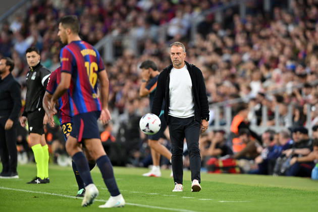 FC Barcelona, Barca v GETAFE CF SPOTIFY CAMP NOU. BARCELONA October 10,2026 FC BARCELONA vs GETAFE CF OCTOBER 10 ,2026 Hansi Flick head coach of FC Barcelona during the match between FC Barcelona and Getafe CF corresponding to the eighth day of La Liga EA Sports at at Spotify Camp Nou in Barcelona, Spain. Barcelona ESP Copyright: xS.xRosx