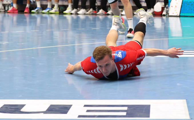 October 10, 2026, Germany, Göppingen, Opel HBL Bundesliga Handball, FRISCH AUF Göppingen vs. SG BBM Bietigheim, Till Hermann (BBM)