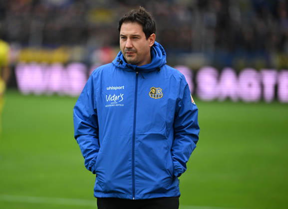 October 10, 2026, xophax, Soccer 3rd Division, Fortuna Cologne vs. Saarbrücken, Coach Argirios Giannikis, Saarbrücken vs. Cologne