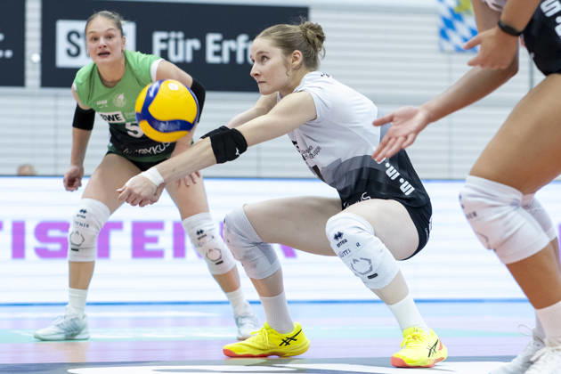 DEKRA 1st Bundesliga Women: Schwarz Weiss Erfurt vs. Rote Raben Vilsbiburg, Erfurt, October 10, 2026, Teresa Ziegenbalg 7, Schwarz Weiss Erfurt, DEKRA 1st Bundesliga Women: Schwarz Weiss Erfurt vs. Rote Raben Vilsbiburg, Riethsporthalle, Erfurt, October 10, 2026 Copyright: xBEAUTIFULxSPORTS Duehringx