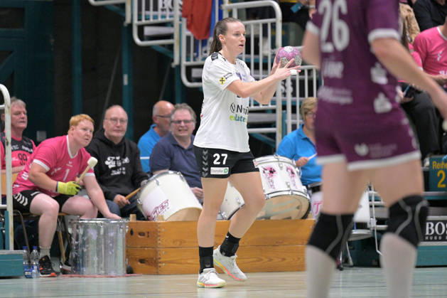 Julia Maidhof, SCM Ramnicu Valcea, 27, in action: TusSies Metzingen vs. SCM Ramnicu Valcea, Handball, EHF, Europa League Qualification Second Leg, 2026–2027 Season, October 10, 2026, TusSies Metzingen vs. SCM Ramnicu Valcea, Handball, EHF, Europa League Qualification Second Leg, 2026–2027 Season, October 10, 2026, Metzingen Copyright: xEibner-Pressefotox EP_TBR