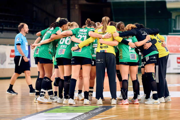 Fuechse Berlin Celebrate a Tie, GER, Women s Handball Bundesliga 2, Fuechse Berlin vs. SG Nürtingen Zizishausen, 2026–27 Season, Matchday 5, October 10, 2026, GER, Women’s Handball Bundesliga 2, Füchse Berlin vs. SG Nürtingen-Zizishausen, 2026–27 season, Matchday 5, October 10, 2026, Berlin Copyright: xEibner-Pressefotox xClaudiusxRauchx EP_CRH