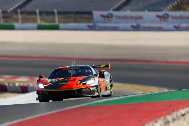 AUTO - ELMS - 4 HOURS OF PORTIMAO 2026 74 GILBERT Andrew (uae), RUEDA Fran (esp), LEROUX Romain (fra), Kessel Racing, Ferrari 296 LMGT3 Evo, LMGT3, action during the 4 Hours of Portimao 2026, 6th round of the 2026 European Le Mans Series on the Autodromo Internacional do Algarve from October 8 to 10, 2026 in Portimao, Portugal -  Copyright: xJoaoxFilipex