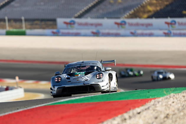 AUTO - ELMS - 4 HOURS OF PORTIMAO 2026 75 KURZEJEWSKI Matt (usa), SARGENT Thomas (usa), LIETZ Richard (aut), Proton Competition, Porsche 911 GT3 R LMGT3, LMGT3, action during the 4 Hours of Portimao 2026, 6th round of the 2026 European Le Mans Series on the Autodromo Internacional do Algarve from October 8 to 10, 2026 in Portimao, Portugal - Copyright: xJoaoxFilipex