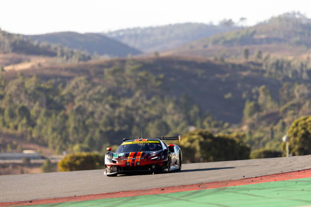 AUTO - ELMS - 4 HOURS OF PORTIMAO 2026 50 TOLEDO Custodio (usa), WADOUX Lilou (fra), AGOSTINI Riccardo (ita), Richard Mille AF Corse, Ferrari 296 LMGT3 Evo, LMGT3, action during the 4 Hours of Portimao 2026, 6th round of the 2026 European Le Mans Series on the Autodromo Internacional do Algarve from October 8 to 10, 2026 in Portimao, Portugal - Copyright: xJoaoxFilipex