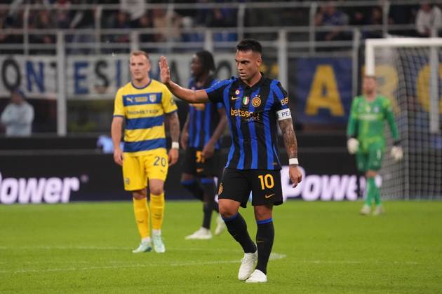 SOCCER - Serie A - Inter - FC Internazionale vs. Parma Calcio Photo by IPA ABACAPRESS.COM89514923 - Lautaro Martinez, during the Italian Serie A soccer match between FC Internazionale and Parma Calcio 1913 at the Giuseppe Meazza Stadium in Milan on October 10, 2026. Milan Italy Copyright: xIPAxSport ABACAx