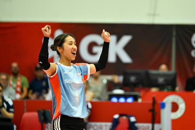 Yurika Bamba, Allianz MTV Stuttgart; Dresdner SC vs. Allianz MTV Stuttgart, Women s Volleyball Bundesliga, 2026–2027 season, October 10, 2026, Dresdner SC vs. Allianz MTV Stuttgart, Women’s Volleyball Bundesliga, 2026–2027 season, October 10, 2026, Dresden Copyright: xEibner-Pressefoto xHoepnerx EP_PHR
