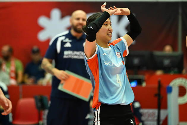 Yurika Bamba, Allianz MTV Stuttgart; Dresdner SC vs. Allianz MTV Stuttgart, Women s Volleyball Bundesliga, 2026–2027 season, October 10, 2026, Dresdner SC vs. Allianz MTV Stuttgart, Women’s Volleyball Bundesliga, 2026–2027 season, October 10, 2026, Dresden Copyright: xEibner-Pressefoto xHoepnerx EP_PHR