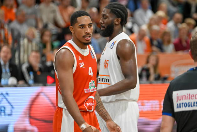 Armaan Franklin RASTA Vechta, 04 RASTA Vechta vs. ratiopharm Ulm, easyCredit Basketball Bundesliga, Matchday 5, 2026–2027 Season, October 10, 2026, RASTA Vechta vs. ratiopharm Ulm, easyCredit Basketball Bundesliga, Matchday 5, 2026–2027 season, October 10, 2026, Vechta Copyright: xEibner-Pressefoto RobertxGertzenx EP_RGN