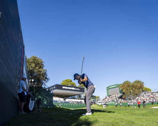 Golf 2026: Open De Espana: Day Three MADRID, SPAIN - OCTOBER 10: Jacob Skov Olesen of Denmark plays a shot on day three of the Open de Espana presented by Madrid at Club de Campo Villa de Madrid on October 10, 2026 in Madrid, Spain. Madrid Club de Campo Villa de Madrid Madrid Spain Copyright: xAlbertoxGardinx AGardin_20261010_Golf_Esp_Mad_1586