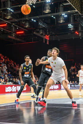 October 10, 2026 Basketball Season 2026–2027 2nd Bundesliga Pro A Matchday 4 Nuremberg Falcons Basketball Club NBC Kreisbau Kirchheim Knights AlSch xalxscx Philip Alston 1, Kreisbau Kirchheim Knights Daniel Helterhoff 13, Nuremberg Falcons BC NBC