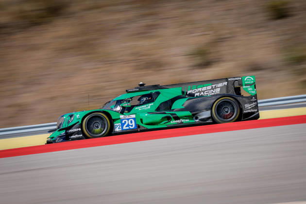 AUTO - ELMS - 4 HOURS OF PORTIMAO 2026 29 ROUSSET Louis (fra), GRAY Oliver (gbr), MASSON Esteban (fra), Forestier Racing by Panis, Oreca 07 - Gibson, LMP2, action during the 4 Hours of Portimao 2026, 6th round of the 2026 European Le Mans Series on the Autodromo Internacional do Algarve from October 8 to 10, 2026 in Portimao, Portugal - PortimaoPortugal Copyright: xPauloxMariax