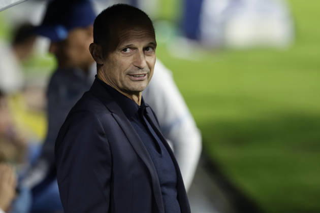 Serie a football match SSC Napoli vs Frosinone Napoli™s Italian coach Massimiliano Allegri during the Serie A football match between SSC Napoli vs Frosinone at the Diego Armando Maradona Stadium in Naples, southern Italy, on October 10, 2026. _BPH6913 Copyright: xAntonioxBalascox