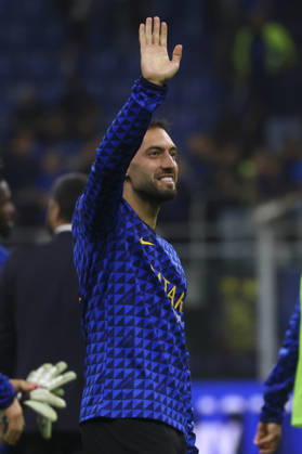 FC Internazionale v Parma Calcio - Serie A 2026 27 Hakan Calhanoglu in action during the Serie A match between FC Internazionale and Parma Calcio at Giuseppe Meazza in Milano, Italy, on October 10, 2026. Milano Milano Italy Copyright: xMairoxCinquettix originalFilename:cinquetti-fcintern261010_npnOz