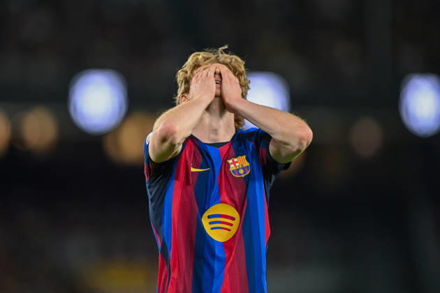 FC Barcelona, Barca v GETAFE CF SPOTIFY CAMP NOU. BARCELONA October 10,2026 FC BARCELONA vs GETAFE CF OCTOBER 10 ,2026 Anthony Gordon (17) of FC Barcelona reacts during the match between FC Barcelona and Getafe CF corresponding to the eighth day of La Liga EA Sports at at Spotify Camp Nou in Barcelona, Spain. Barcelona ESP Copyright: xS.xRosx