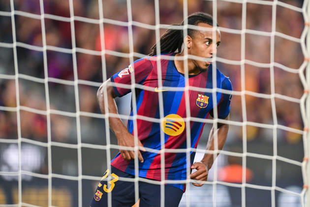 FC Barcelona, Barca v GETAFE CF SPOTIFY CAMP NOU. BARCELONA October 10,2026 FC BARCELONA vs GETAFE CF OCTOBER 10 ,2026 Jules Kounde (23) of FC Barcelona scores his team s third goal during the match between FC Barcelona and Getafe CF corresponding to the eighth day of La Liga EA Sports at at Spotify Camp Nou in Barcelona, Spain. Barcelona ESP Copyright: xS.xRosx