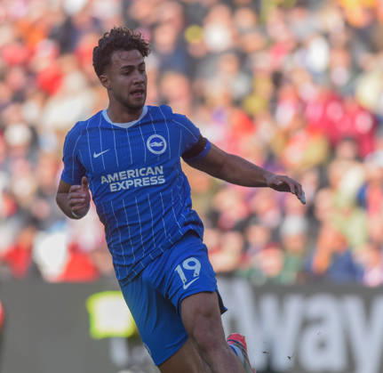 Sunderland v Brighton, Premier League, Football, Stadium Of Light, Sunderland UK - 10 Oct 2026 Charalampos Kostoulas of Brighton & Hove Albion Football Club Sunderland Stadium Of Light Tyne and Wear UK, UK NEWSPAPERS OUT Copyright: xAdamxCookx