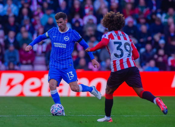 Sunderland v Brighton, Premier League, Football, Stadium Of Light, Sunderland UK - 10 Oct 2026 Pascal Gro of Brighton & Hove Albion Football Club Sunderland Stadium Of Light Tyne and Wear UK, UK NEWSPAPERS OUT Copyright: xAdamxCookx