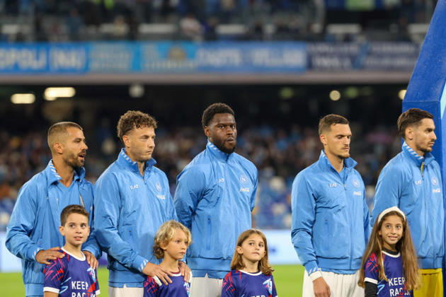 October 10, 2026, Napoli, Campania, ITALIA: Benoit Badiashile of SSC Napoli during the 2026 27 Serie A match between SSC Napoli and FC Frosinone, played on October 10, 2026, at the Stadio Diego Armando Maradona in Naples Napoli ITALIA - ZUMAs236 20261010_aap_s236_002 Copyright: xFabioxSassox