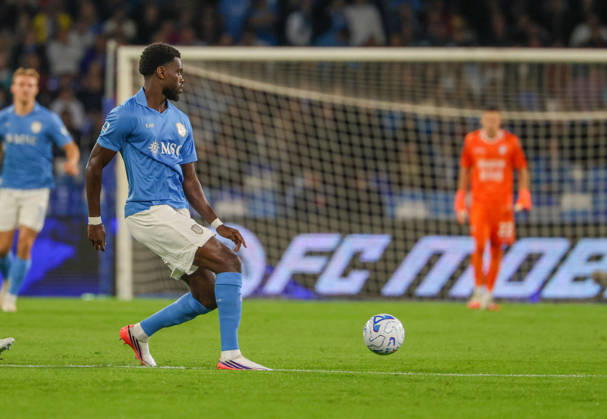 October 10, 2026, Napoli, Campania, ITALIA: Benoit Badiashile of SSC Napoli during the 2026 27 Serie A match between SSC Napoli and FC Frosinone, played on October 10, 2026, at the Stadio Diego Armando Maradona in Naples Napoli ITALIA - ZUMAs236 20261010_aap_s236_009 Copyright: xFabioxSassox