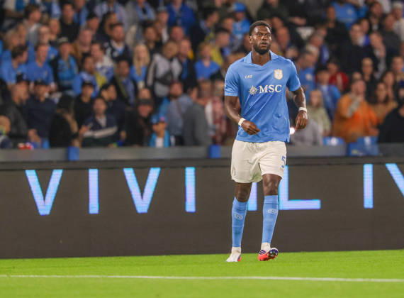 October 10, 2026, Napoli, Campania, ITALIA: Benoit Badiashile of SSC Napoli during the 2026 27 Serie A match between SSC Napoli and FC Frosinone, played on October 10, 2026, at the Stadio Diego Armando Maradona in Naples Napoli ITALIA - ZUMAs236 20261010_aap_s236_023 Copyright: xFabioxSassox