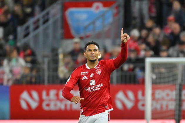 Stade Brestois 29 v Angers SCO - Ligue 1 McDonald s 2026 2027 Kenny LALA of Stade Brestois 29 celebrate after scores during Ligue 1 McDonald s match between Brest and Angers at Stade Francis-Le Ble on October 10, 2026 in Brest, France. Brest France  Copyright: xIconxSportx 776573329