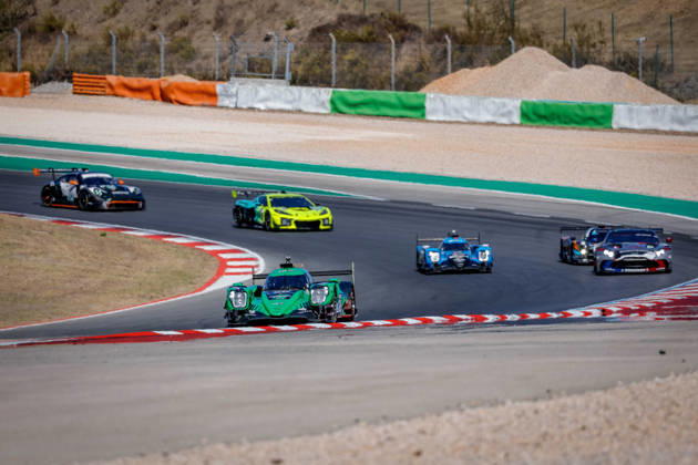 AUTO - ELMS - 4 HOURS OF PORTIMAO 2026 29 ROUSSET Louis (fra), GRAY Oliver (gbr), MASSON Esteban (fra), Forestier Racing by Panis, Oreca 07 - Gibson, LMP2, action during the 4 Hours of Portimao 2026, 6th round of the 2026 European Le Mans Series on the Autodromo Internacional do Algarve from October 8 to 10, 2026 in Portimao, Portugal - PortimaoPortugal Copyright: xPauloxMariax