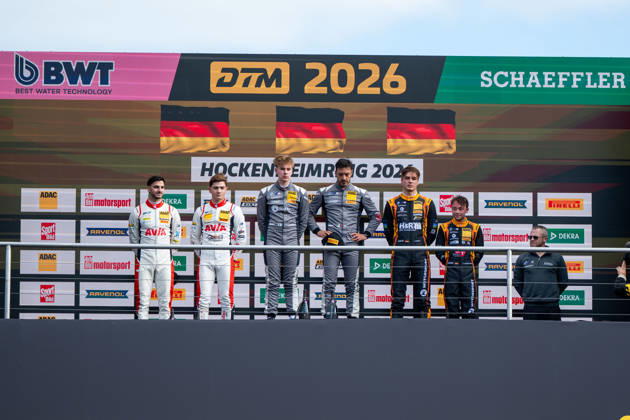 ADAC GT4 Germany, 11. + 12. Rennen Hockenheim 2026 51 BMW M4 GT4 Evo, FK Performance Motorsport: Gabriele Piana, Benjamin Sylvestersson, 30 Porsche 718 Cayman GT4 RS Clubsport, Avia W&S Motorsport: Maximilian Schreyer, Alon Gabbay - picture by Gruppe C Photography Sachsenring Hockenheimring Bayern Germany Copyright: xGruppexCxPhotographyx