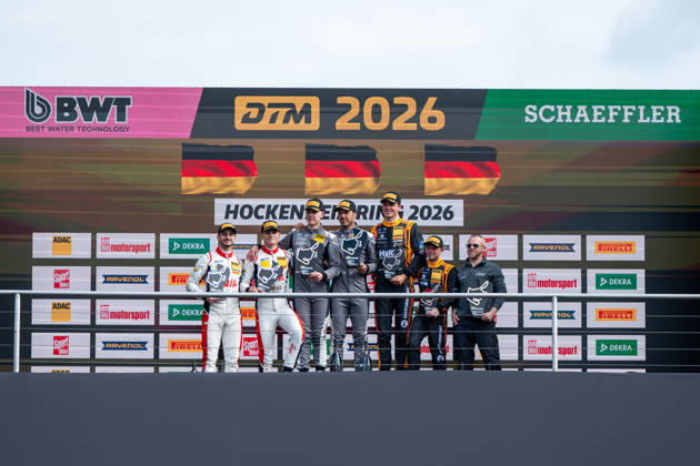 ADAC GT4 Germany, 11. + 12. Rennen Hockenheim 2026 30 Porsche 718 Cayman GT4 RS Clubsport, Avia W&S Motorsport: Maximilian Schreyer, Alon Gabbay, 51 BMW M4 GT4 Evo, FK Performance Motorsport: Gabriele Piana, Benjamin Sylvestersson - picture by Gruppe C Photography Sachsenring Hockenheimring Bayern Germany Copyright: xGruppexCxPhotographyx