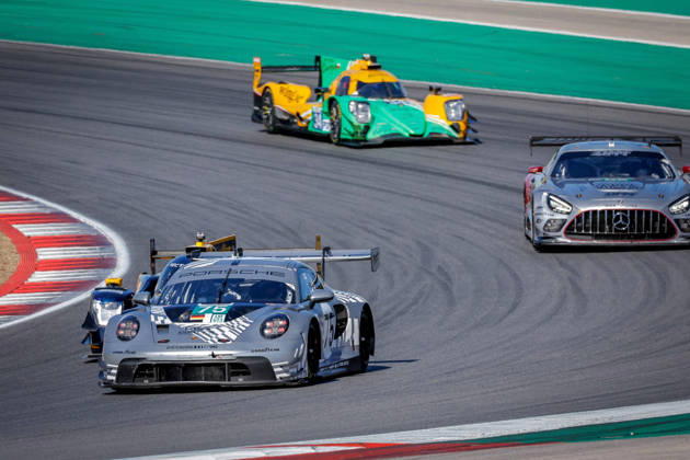 AUTO - ELMS - 4 HOURS OF PORTIMAO 2026 75 KURZEJEWSKI Matt (usa), SARGENT Thomas (usa), LIETZ Richard (aut), Proton Competition, Porsche 911 GT3 R LMGT3, LMGT3, action during the 4 Hours of Portimao 2026, 6th round of the 2026 European Le Mans Series on the Autodromo Internacional do Algarve from October 8 to 10, 2026 in Portimao, Portugal - PortimaoPortugal Copyright: xPauloxMariax