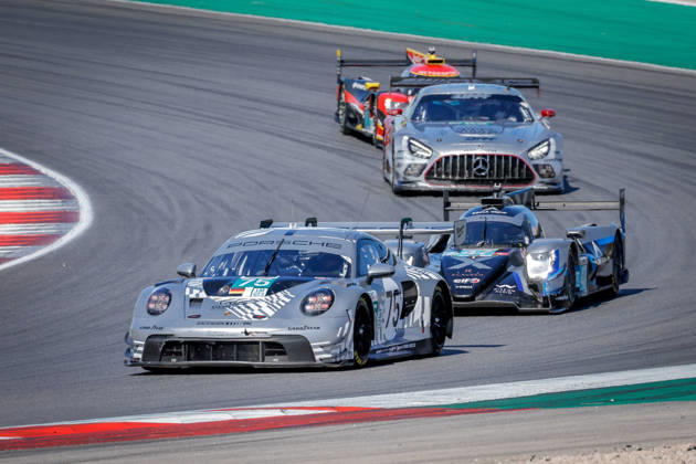 AUTO - ELMS - 4 HOURS OF PORTIMAO 2026 75 KURZEJEWSKI Matt (usa), SARGENT Thomas (usa), LIETZ Richard (aut), Proton Competition, Porsche 911 GT3 R LMGT3, LMGT3, action during the 4 Hours of Portimao 2026, 6th round of the 2026 European Le Mans Series on the Autodromo Internacional do Algarve from October 8 to 10, 2026 in Portimao, Portugal - PortimaoPortugal Copyright: xPauloxMariax