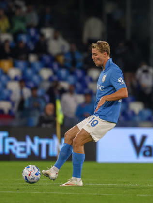 October 10, 2026, Napoli, Campania, ITALIA: Rasmus Hojlund of SSC Napoli during the 2026 27 Serie A match between SSC Napoli and FC Frosinone, played on October 10, 2026, at the Stadio Diego Armando Maradona in Naples Serie A Football Match Ã¢â‚¬ 2026 27 Season: Napoli Vs. Frosinone  - ZUMAs236 20261010_aap_s236_011 Copyright: xFabioxSassox
