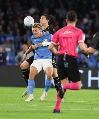 October 10, 2026, Napoli, Campania, ITALIA: Rasmus Hojlund of SSC Napoli during the 2026 27 Serie A match between SSC Napoli and FC Frosinone, played on October 10, 2026, at the Stadio Diego Armando Maradona in Naples Serie A Football Match Ã¢â‚¬ 2026 27 Season: Napoli Vs. Frosinone  - ZUMAs236 20261010_aap_s236_037 Copyright: xFabioxSassox