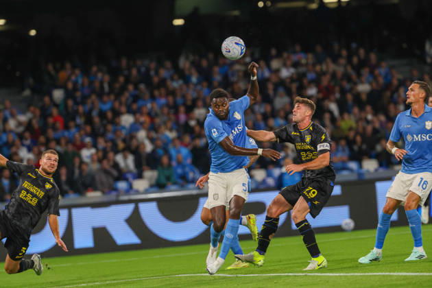 October 10, 2026, Napoli, Campania, ITALIA: Benoit Badiashile of SSC Napoli during the 2026 27 Serie A match between SSC Napoli and FC Frosinone, played on October 10, 2026, at the Stadio Diego Armando Maradona in Naples Serie A Football Match †2026 27 Season: Napoli Vs. Frosinone - ZUMAs236 20261010_aap_s236_053 Copyright: xFabioxSassox