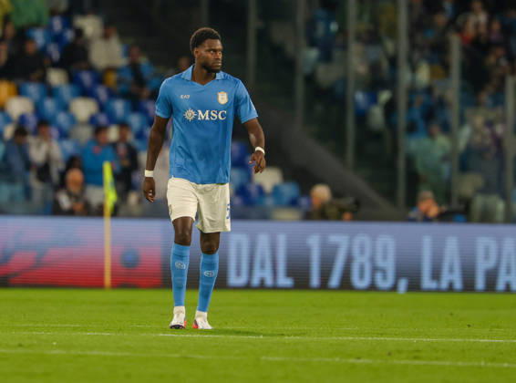 October 10, 2026, Napoli, Campania, ITALIA: Benoit Badiashile of SSC Napoli during the 2026 27 Serie A match between SSC Napoli and FC Frosinone, played on October 10, 2026, at the Stadio Diego Armando Maradona in Naples Serie A Football Match †2026 27 Season: Napoli Vs. Frosinone - ZUMAs236 20261010_aap_s236_055 Copyright: xFabioxSassox