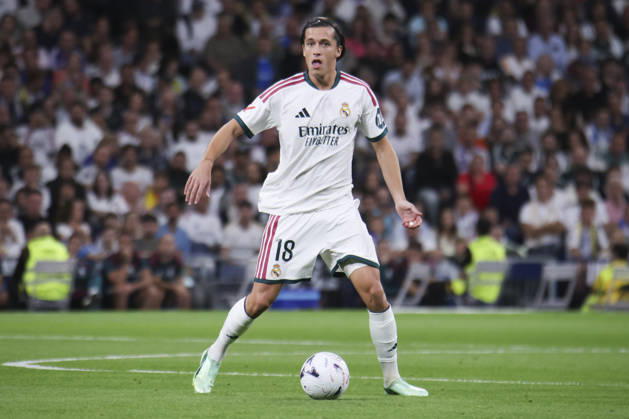 Real Madrid vs. Villarreal, La Liga EA Sports 2026, October 10, 2026, Santiago Bernabéu Stadium, Madrid, Spain Álvaro Carreras of Real Madrid during the La Liga EA Sports match between Real Madrid and Villarreal at Santiago Bernabéu Stadium on October 10, 2026, in Madrid, Spain Madrid Santiago Bernabéu Stadium Madrid Spain Copyright: xAlejandroxMatiasxAcostax