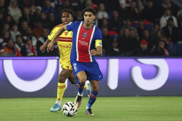 FOOTBALL : Paris Saint Germain Vs Le Mans - Ligue 1 - 10 10 2026 Achraf Hakimi (Paris Saint Germain) ParisFrance  Copyright: xMichaelxBaucherx