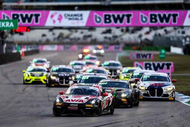 ADAC GT4 Germany, 11. + 12. Rennen Hockenheim 2026 30 Porsche 718 Cayman GT4 RS Clubsport, Avia W&S Motorsport: Maximilian Schreyer, Alon Gabbay - picture by Gruppe C Photography Sachsenring Hockenheimring Baden-Württemberg Germany Copyright: xGruppexCxPhotographyx