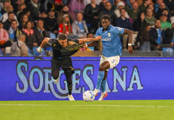 October 10, 2026, Napoli, Campania, ITALIA: Benoit Badiashile of SSC Napoli during the 2026 27 Serie A match between SSC Napoli and FC Frosinone, played on October 10, 2026, at the Stadio Diego Armando Maradona in Naples Serie A Football Match †2026 27 Season: Napoli Vs. Frosinone - ZUMAs236 20261010_aap_s236_056 Copyright: xFabioxSassox