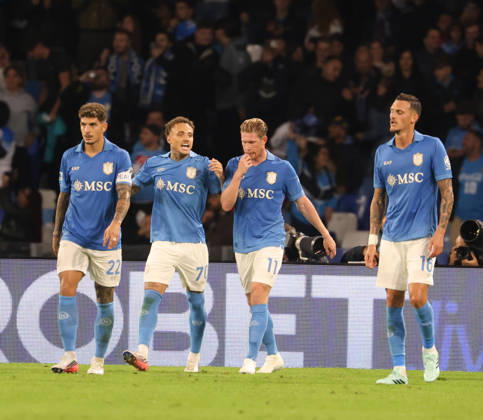 October 10, 2026, Napoli, Campania, ITALIA: Goal the Noa Lang of SSC Napoli during the 2026 27 Serie A match between SSC Napoli and FC Frosinone, played on October 10, 2026, at the Stadio Diego Armando Maradona in Naples Serie A Football Match Ã¢â‚¬ 2026 27 Season: Napoli Vs. Frosinone  - ZUMAs236 20261010_aap_s236_061 Copyright: xFabioxSassox