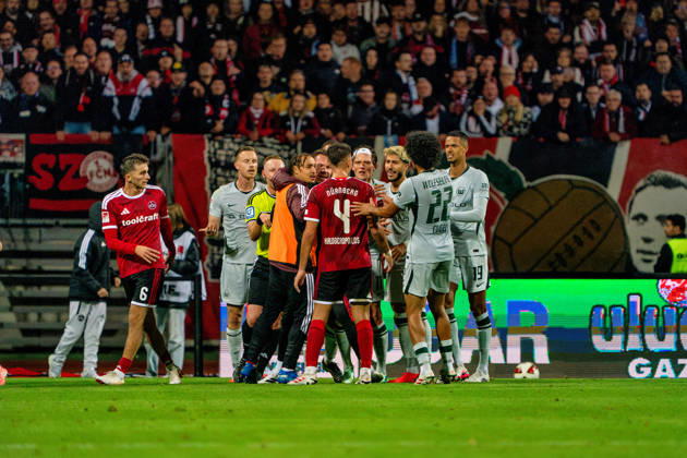 , GER, 1. FC Nuremberg vs. VfL Wolfsburg, Soccer, 2. Bundesliga, Matchday 7, 2026–2027 Season, October 10, 2026, DFL regulations prohibit any use of photographs as image sequences and or quasi-video, GER, 1 FC Nuremberg vs. VfL Wolfsburg, soccer, 2. Bundesliga, Matchday 7, 2026–2027 season, October 10, 2026, Nuremberg Copyright: xEibner-Pressefoto MaxxVogelx EP_MVL