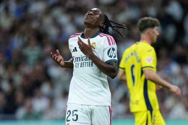 ESP: Real Madrid - Villarreal CF. La Liga EA Sports. Matchday 8. Yan Diomande of Real Madrid CF during the La Liga EA Sports match between Real Madrid and Villarreal CF played at Santiago Bernabeu Stadium on 10 Oct 2026 in Madrid, Spain. kpng Copyright: xCesarxCebollax xPRESSINPHOTOx PS_2627_RMA_VIL_013