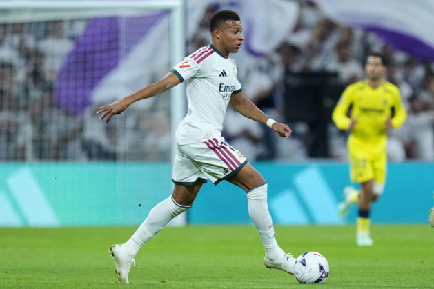 ESP: Real Madrid - Villarreal CF. La Liga EA Sports. Matchday 8. Kylian Mbappe of Real Madrid CF during the La Liga EA Sports match between Real Madrid and Villarreal CF played at Santiago Bernabeu Stadium on 10 Oct 2026 in Madrid, Spain. kpng Copyright: xCesarxCebollax xPRESSINPHOTOx PS_2627_RMA_VIL_020