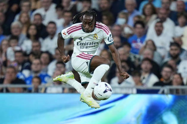 Sport Bilder des Tages ESP: Real Madrid - Villarreal CF. La Liga EA Sports. Matchday 8. Yan Diomande of Real Madrid CF during the La Liga EA Sports match between Real Madrid and Villarreal CF played at Santiago Bernabeu Stadium on 10 Oct 2026 in Madrid, Spain. kpng Copyright: xCesarxCebollax xPRESSINPHOTOx PS_2627_RMA_VIL_024