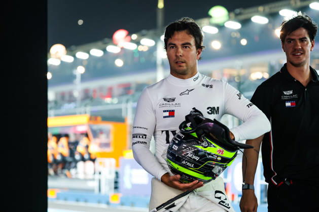 F1 - SINGAPORE GRAND PRIX 2026 PEREZ Sergio (mex), Cadillac F1 Team MAC-26, portrait during the 2026 Formula 1 Singapore Grand Prix, 17th round of the 2026 Formula One World Championship, WM, Weltmeisterschaft from October 9 to 11, 2026 on the Marina Bay Street Circuit, in Singapore, Singapore - SingaporeSingapore Copyright: xFLORENTxGOODENx